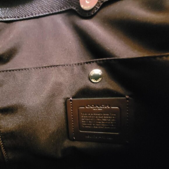 Coach Small Christie Carryall in Cross-grain Leather Oxblood Color NWT - Picture 10 of 13